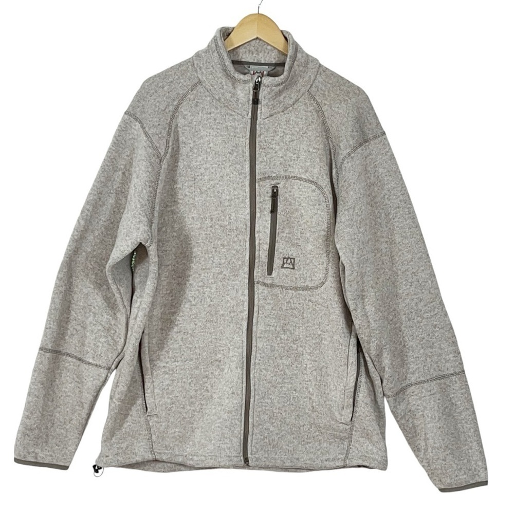 Avalanche zip up sweater jacket for men